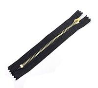 MXBAOHENG 10pcs / Lot 8cm 10 cm 12cm 13cm 15Cm 18cm 20CM Couture en métal tirettes Verrouillage Automatique Noir Blanc DIY Zip Jeans Denim Jupe Couture 3#