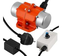 MXBAOHENG 30W Moteur vibrant électrique 3000RPM Moteur Vibrant à Boîtier en Aluminium avec adaptateur de vitesse réglable pour table vibrante tamisage de sable, masser, Mine, Métallurgie, Construction
