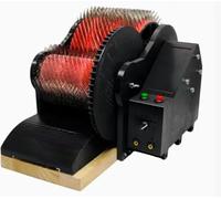 MXBAOHENG Machine à carder électrique réglable pour mélanger la laine avec interrupteur à pied pour peigner et mélanger la laine de manière autonome