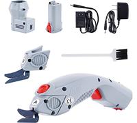 MXBAOHENG WBT-1 Ciseaux à Tissu électriques 3,6 V Ciseaux à Main en Tissu Coupe-tissu Sans Fil avec Une Batterie (2 têtes de coupe B))