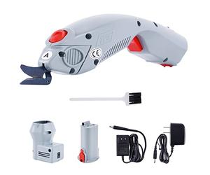 MXBAOHENG WBT-1 Ciseaux à Tissu électriques 3,6 V Ciseaux à Main en Tissu Coupe-tissu Sans Fil avec Une Batterie (1 tête de coupe (A))