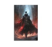 MXBFYEEB Poster décoratif sur toile avec motif chevalier fantaisie sombre - 30 x 45 cm