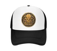 MXCBFIJG Appel personnalisé de Cthulhu Casquette de Baseball en Plein air Femmes Hommes Réglable Lovecraft Monster Movie Trucker Chapeau Automne Papa Chapeau