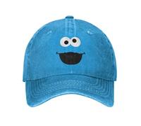 MXCBFIJG Cute-S-Cookies-S-Monsters Casquette de Baseball Vintage Casquette Snapback en Denim Vieilli pour Hommes Femmes Activicravates Casquettes ajustées Chapeau