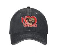 MXCBFIJG J’Aime Mon Petit ami Senshi Casquettes de Baseball Vintage Denim en détresse Délicieux in Dungeon Snapback Chapeau Hommes Femmes Chapeaux en Plein Air Casquette
