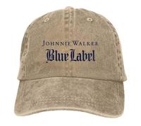 MXCBFIJG Johnnie Come and Walker Chapeaux Casquette de Baseball Réglable Vintage Casquettes de Baseball en Denim lavé Classique Unisexe Papa Hata