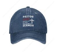 MXCBFIJG Pasteur Cadeau Pasteur Avertissement Tout ce Que Vous Dites Chapeau Femmes Casquette de Baseball Chapeaux réglables