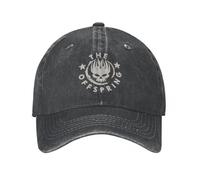MXCBFIJG Punk The Offspring Casquette de Baseball Vintage en détresse Lavé Snapback Casquette Hommes Femmes Extérieur Running Golf Adjustable Fit Chapeaux Casquette