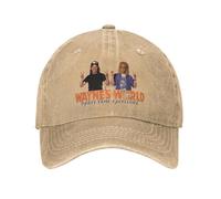 MXCBFIJG Wayne’s World Casual Casquette de Baseball Film d’été Trucker Chapeau Chasse Snapback Cap Unisexe Hommes y2k Casquettes de Baseball