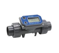 mXCDtRptJ Débitmètre numérique for tuyaux d'irrigation et d'égouts Compteur d'eau à Grand débit DN15 DN40 UPVC 5-24 V Capteur de débit de Liquide à Sortie d'impulsion(DN15)