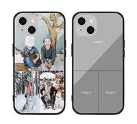 MXCUSTOM Coque Personnalisée pour Apple iPhone 13, Personnalisable Anti-Rayures Verre Trempe Antichoc Souple TPU Etui Photo Image Texte Nom Cover Housse (GHS-TMP048)