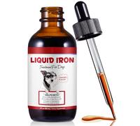 MXCZBSM Fer Liquide pour Chien 60ml - Gouttes de Fer au Complexe de polysaccharide - Formule Naturelle pour Une Absorption optimale - Soutien Contre l’anémie et la Fatigue - Délicieux goût Caramel