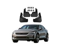 MXDDWLKJ Bavettes Garde-Boue Garde-Boue pour Polestar 2 2021 2022 2023 4 Pièces Garde-Boue Roues Avant Et Arrière Accessoires De Voiture Voiture bavettes