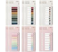MXDHOKY 2400 Pcs Post It Livre, d'index Tabs Inscriptibles, des Transparent Sticky Notes, Marque Page Adhesif, Marque Page Autocollant, pour la Maison, École, Bureau