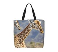 MXDLKSWPOH Sac fourre-tout réutilisable - Vert - Matrice verte - Grande capacité - Sac à main à bandoulière décontracté, girafe, Taille unique