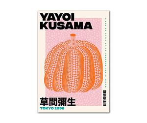 MXDVSN Yayoi Kusama Affiche Abstrait Citrouille Exposition Toile Peinture Minimaliste Impressions Galerie Art Mur pour Salon Décor Photos 50x70cm Pas De Cadre