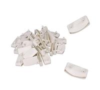 Mxfans Lot de 30 embouts de lattes en plastique Blanc Longueur intérieure 55 mm