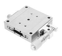 MXG - Table coulissante S60 - Table de traduction linéaire - Plate-forme de réglage fin manuel - Table coulissante en acier inoxydable à haute capacité de charge - Dispositif de mouvement linéaire