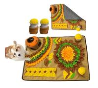 MXGRAPHIC Grand Tapis à renifler for Chiens, interactif, for Dresser et soulager Le Stress, avec Distributeur de friandises et Jouets for Chiens(80x60cm)