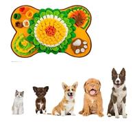 MXGRAPHIC Grand tapis de prison pour chiens, entraînement interactif pour animaux domestiques et anti-stress, tapis pour snack lent pour chiens, jouets pour chiens (64 x 43 cm)