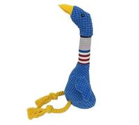 MXGRAPHIC Jouet en Peluche sonore for Chien, oie Blanche, Grain Grossier, résistant aux morsures, Canard à Long Cou, Fournitures, Jouets interactifs for Chiens(Light Blue Goose)