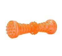 MXGRAPHIC Jouet for Animaux de Compagnie résistant aux morsures, Brosse à Dents, os, Jouet for Chien Robuste, Jeu interactif for Chiot, os for Chien, Caoutchouc à mâcher(Orange-Large)