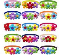 MXGRAPHIC Lot de 50/100 Accessoires de toilettage for Chiens et Chiots, Motif Floral printanier, nœud Papillon, Accessoire Mignon for Chiens(50pcs)