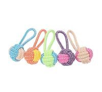 MXGRAPHIC Mini jouet interactif en corde de coton pour chien - Accessoire pour chien - Brosse à dents - Jouet à mâcher pour grands et petits chiens (style B)
