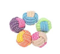 MXGRAPHIC Mini Jouets interactifs en Corde de Coton for Chiens, Balle for Chiens, Accessoires, Brosse à Dents, Jouet à mâcher for Chiots de Grande et Petite Taille(Style A)