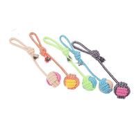 MXGRAPHIC Mini Jouets interactifs en Corde de Coton for Chiens, Balle for Chiens, Accessoires, Brosse à Dents, Jouet à mâcher for Chiots de Grande et Petite Taille(Style C)