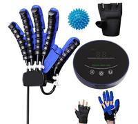 MXHACD Gants De Robot De Rééducation Améliorés, Soulagent La Raideur des Mains, Hémiplégie, Arthrite, Main Gauche Et Droite, Entraîneur De Rééducation des Doigts(Size:M,Color:Main Droite)