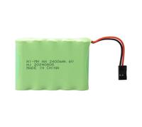 MXJFYY Batterie récepteur RX NiMH 6 V 2400 mAh avec connecteurs Hitec, Batterie pour émetteur Radio de contrôleur de servo d'avion Futaba, JR, Avions/Avions/hélicoptères RC