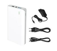 MXJFYY Batterie rechargeable lithium-ion 15600mAh 57Wh avec chargeur 12 V,sortie 9 V CC et 5 V USB,pour bande LED,ruban lumineux,ordinateur portable,caméra de vidéosurveillance et plus encore 9-12,6 V