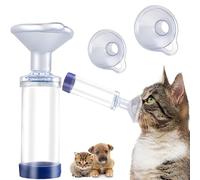 MXJFYY Chambre D'inhalation pour Chats et Chiens, Nébuliseur Portable, Accessoire Générique pour Inhalateur Animalier avec 2 Masques, Trousse de Premiers Secours à Domicile ou en Extérieur