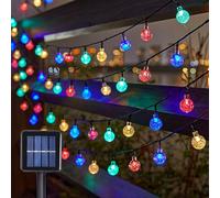 MXJFYY LED Solaire Guirlande Lumineuse, 12M 100 LEDs Guirlande Lumineuses Solaires Exterieur, 8 Modes Étanche Fairy Lights de Noël, Décoration Extérieure pour Jardin, Balcon, Terrasse