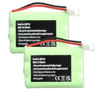 MXJFYY Lot de 2 batteries Ni-MH de rechange pour moniteur de bébé Motorola MBP36S MBP36 MBP481 MBP482 MBP483 VTech BM5463 Batterie AAA GP80AAAHC3BMX HRMR03 3,6 V 800 mAh