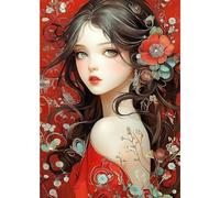 MXJSUA Kit de peinture diamant à faire soi-même pour adultes, belle peinture diamant pour débutants, image diamant avec points ronds complets, cadeau artisanal, 30,5 x 40,6 cm