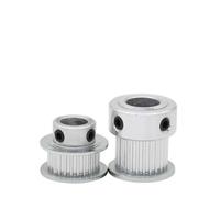 MXL 24T 25T courroie synchrone rainure de poulie largeur 10mm trou intérieur 4/5/6/6.35/7/8mm courroie de poulie MXL for pièces d'imprimante 3D(24T (Bore 6.35 mm),2 Pieces)