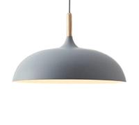 MXLDZHLW Lustres, Lumièrependue Moderne Nordsimple En Bois Massif Et En Alumiombre Élégant Pour Salle À Manger Et Chambre À Coucher/Gris /45 Cm