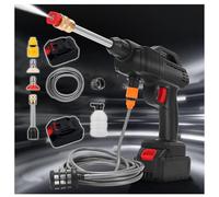 MXLDZHLW Nettoyeur Haute Pression,Nettoyeur Haute Pression, Puissance 600W, Deux Batteries 24V1500Mahet À Eau Nettoyeur, Nettoyeur Haute Pression, Pour Voiture/Clôture/Plancher/Murs