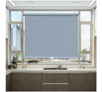 MXLDZHLW Parabris À Rouleaux Sans Forage, Ombres À Rouleaux D'Obscurisation Thermique, Rideaux D'Obscurisation Portables, Stores Temporaires 45/70/95/110/135Cm/Gris/55 * 160 Cm / 22 * 63 Pouces