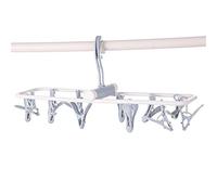 MXLDZHLW Pendants À Manteauxs À Vêtements 12 Clip Pliant Rack de Séchage Multi-Clip Chaussettess Sous-Vêtements Multi-Fonctionnels Rack Kleren Hanger Sd,Clothes Airera Present