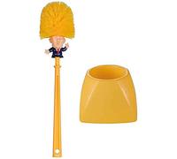 MXLDZHLW Porte-Rouleaux de Papier Toilette, Brosse Et Porte-Brosse Wc Donald Trump Humoristique, Brosse Wc Créative Pour Salle Den, Make Toilet Greatain, Cadeaux Présidentiels Originaux, Outils de Net