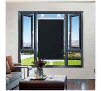 MXLDZHLW Total Blackout Roller Stores Pour Fenêtres, Écran Solaire Roll Up Stores Avec Aspiratrices, Rideaux D'Obscurisation Temporaires Sans Forage, Écran Solaire Thermroller Shades/Noir/68 * 200Cm /