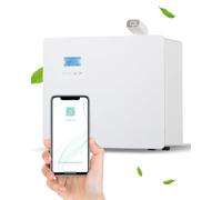 Mxmoonant Diffuseurs d Huile Essentiel, sans Eau, Mural, Couvrant 3000m³, 1000ml Bouteille d'huile, Electrique, Contrôle d'application, HVAC Connectable, pour Grande Piece, Bureau, Hotel