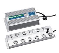 Mxmoonant Fabricant de Brouillard 12 têtes Brumisateur à ultrasons 8.4L / H Fogger Humidificateur 400W pour la Conservation des Aliments dans l'atmosphère du Festival de Paysage hydroponique