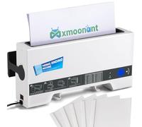 Mxmoonant TH-36 Machine à relier thermique, capacité max. 200 feuilles, utilisation facile, compacte, pour format A5/A4, avec 5 couvercles à reliure
