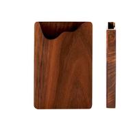 MXMZSRTH Titulaire De La Carte De Visite Porte-Cartes de Visite en Bois for Hommes et Femmes(Style 2)