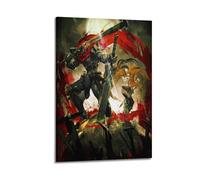 MXNGVU OVERLORD Compilation Part 2 Poster décoratif sur toile pour chambre à coucher 30 x 45 cm