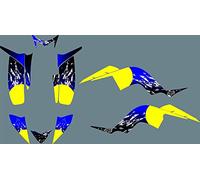 MXP Kit graphique de décalcomanie pour moto tout-terrain compatible avec Yamaha Raptor 90 2009 2010 2011 2012 2013 2014 2015 (0937)